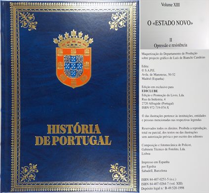 Historia de Portugal Volume XIII ISBN 84-407-0264-7