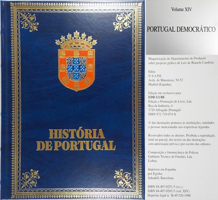 Historia de Portugal Volume XIV ISBN 84-407-0265-5