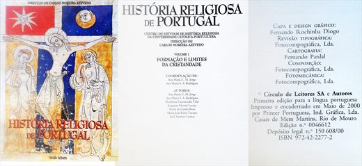 Historia Religiosas de Portugal v1 ISBN 972-42-2277-2