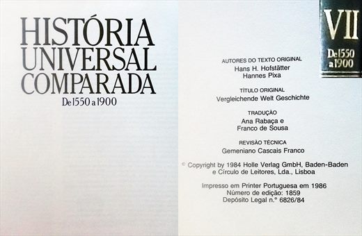 Historia Universal Comparada (Hans Hofstatter Hannes Pixa) v7