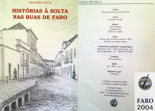 Historias a Solta nas Ruas de Faro - ISBN 972-8503-39-3