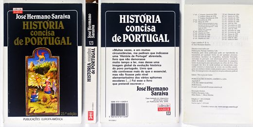Historia concisa de Portugal ISBN 972-1-02829-0