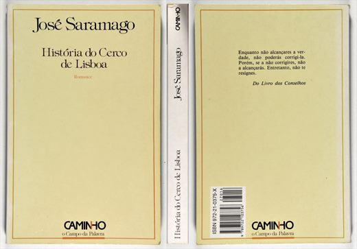 Historia do cerco de Lisboa ISBN 972-21-0375-X