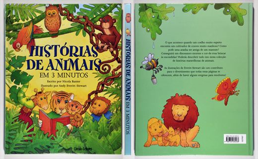 Historias de animais em 3 minutos ISBN 972-42-3453-3