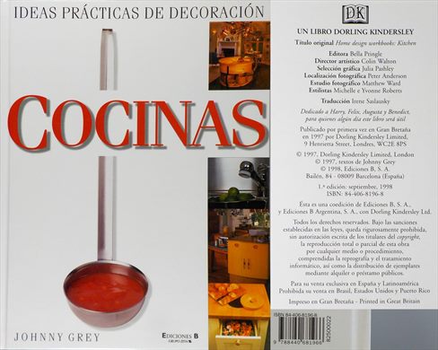 Ideas Practicas de Decoracion Cocinas ISBN 84-406-8196-8