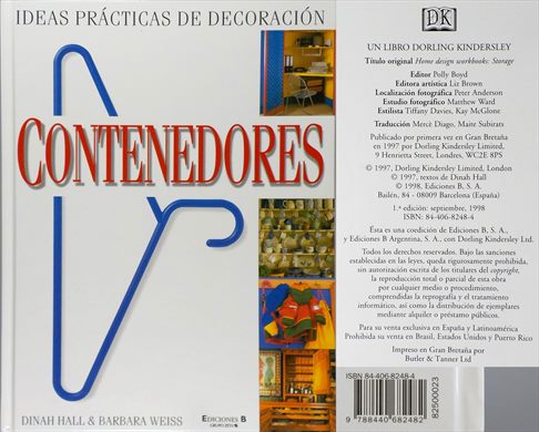 Ideas Practicas de Decoracion Contenedores ISBN 84-406-8248-4
