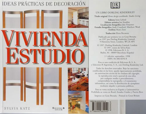 Ideas Practicas de Decoracion Vivienda Estudio ISBN 84-406-8294-8