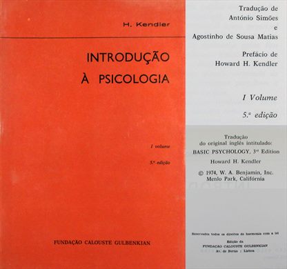 Introducao a Psicologia Volume I