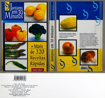 Jantares em 30 Minutos - Irene Vizi ISBN 972-42-2132-6