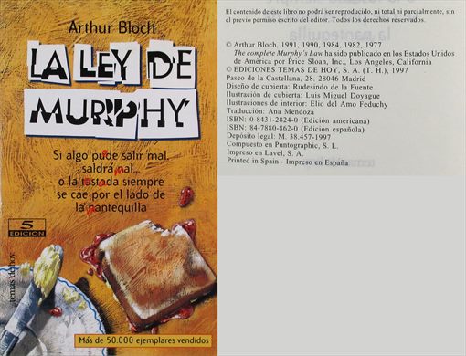 La Ley de Murphy ISBN 84-7880-862-0