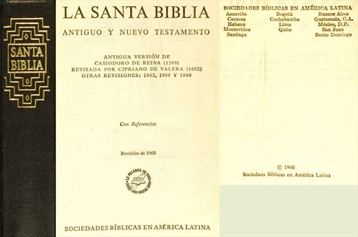 La Santa Biblia Antiguo y Nuevo Testamento 1960