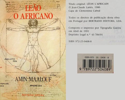 Leao O Africano ISBN 972-25-0408-8