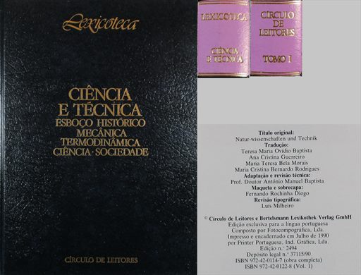 Lexicoteca - Ciencia e Tecnica tomo I ISBN 972-42-0122-8