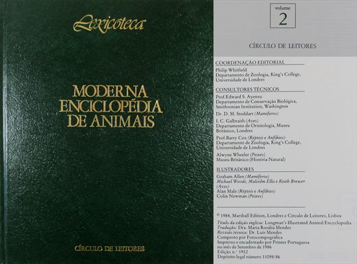 Lexicoteca - Moderna Enciclopedia de Animais volume 2