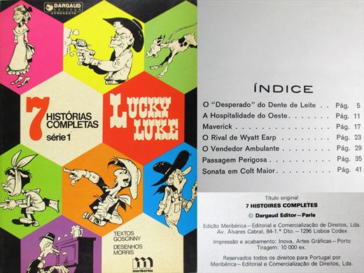 Lucky Luke 7 Historias Completas serie 1
