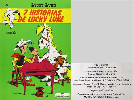 Lucky Luke 7 Historias de Lucky Luke
