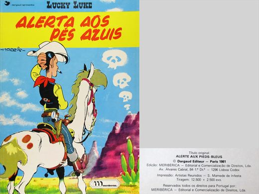 Lucky Luke Alerta aos Pes Azuis