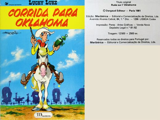 Lucky Luke Corrida para Oklahoma