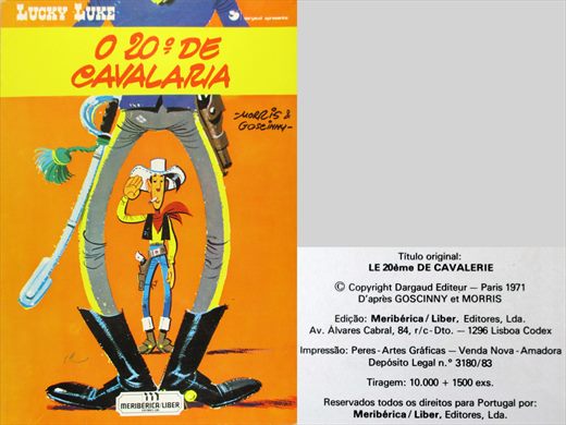 Lucky Luke O 20o. de Cavalaria