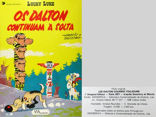 Lucky Luke Os Dalton Continuam a Solta