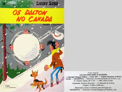 Lucky Luke Os Dalton No Canada