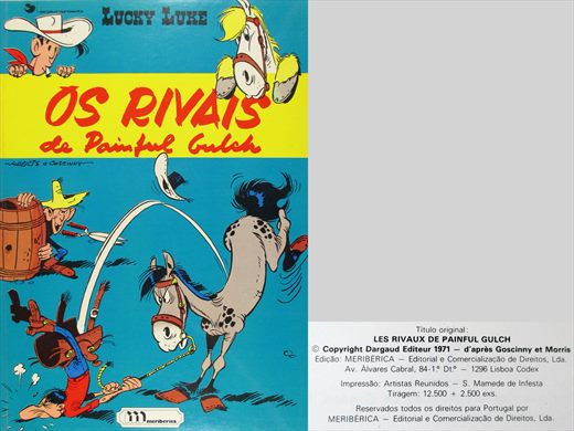 Lucky Luke Os Rivais de Painful Gulch