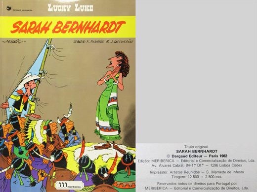 Lucky Luke Sarah Bermhardt