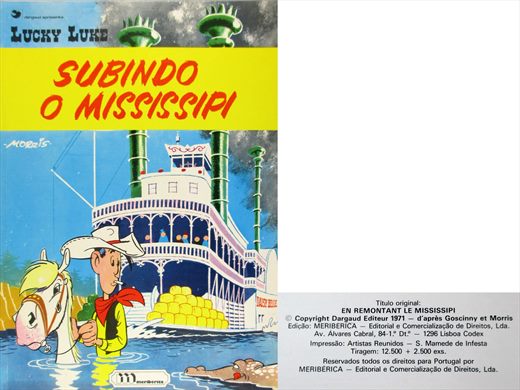 Lucky Luke Subindo o Mississipi