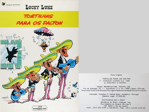 Lucky Luke Tortilhas para os Dalton