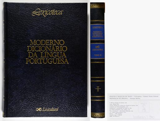 Lexicoteca - Moderno dicionario da lingua portuguesa tomo 2 ISBN 972-95979-5-2