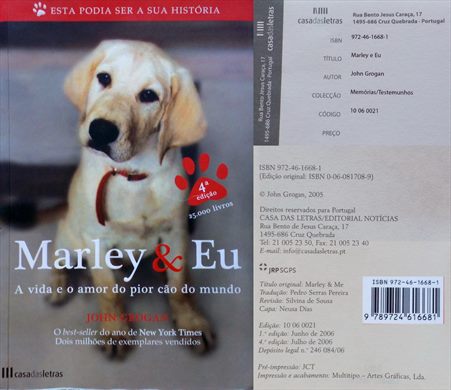 Marley e Eu ISBN 972-46-1668-1