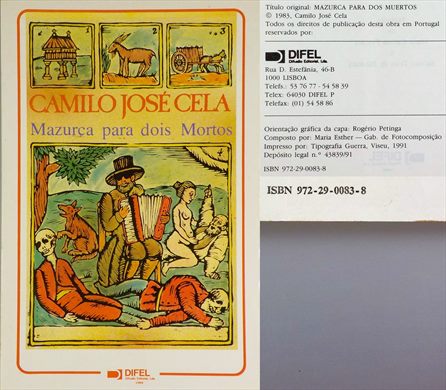 Mazurca para dois Mortos ISBN 972-29-0083-8