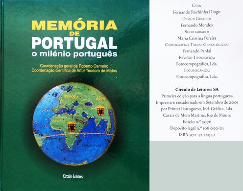 Memoria de Portugal - O Milenio Portugues ISBN 972-42-2594-1