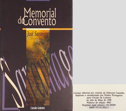 Memorial do Convento ISBN 972-42-2022-2
