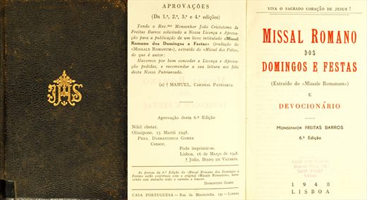 Missal Romano dos Domingos e Festas 1948