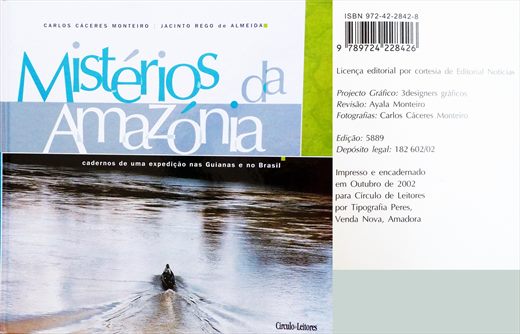 Misterios da Amazonia ISBN 972-42-2842-8