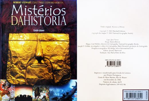 Misterios da Historia ISBN 978-972-42-3895-1