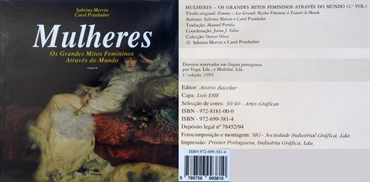 Mulheres - Os Grandes Mitos Femeninos Atraves do Mundo volume II ISBN 972-699-381-4
