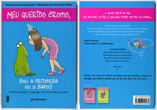 Meu Querido Cromo Sou a Princesa ou o Sapo ISBN 978-989-7240-08-9