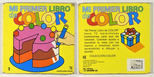 Mi primer libro de color ISBN 84-7297-478-2