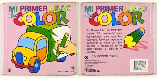 Mi primer libro de color ISBN 84-7297-479-0