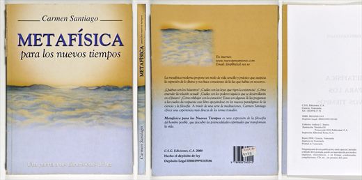 Metafisica para los nuevos tiempos ISBN 980-6360-24-9