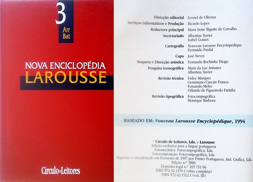 Nova Enciclopedia Larousse v03 ISBN 972-42-1512-1