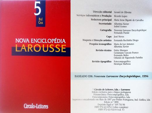 Nova Enciclopedia Larousse v05 ISBN 972-42-1521-0