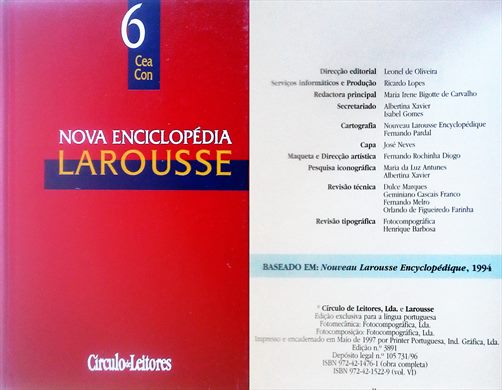 Nova Enciclopedia Larousse v06 ISBN 972-42-1522-9