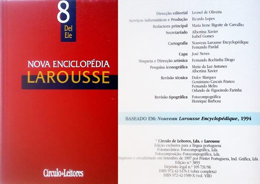 Nova Enciclopedia Larousse v08 ISBN 972-42-1589-X