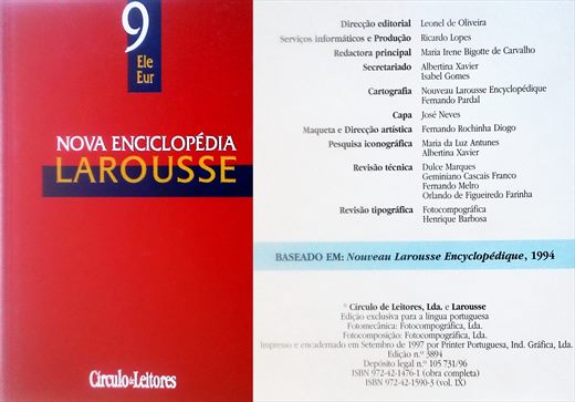Nova Enciclopedia Larousse v09 ISBN 972-42-1590-3