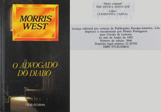 O Advogado do Diablo ISBN 972-42-0380-8