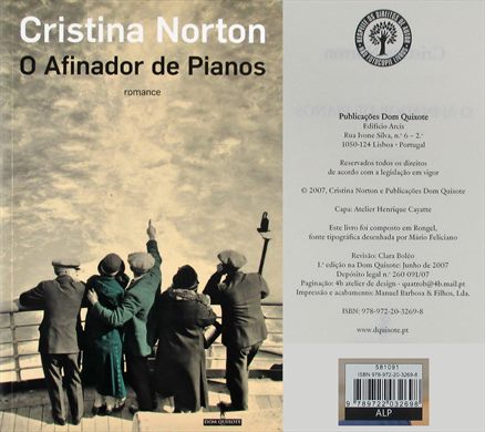 O Afinador de Pianos ISBN 978-972-20-3269-8