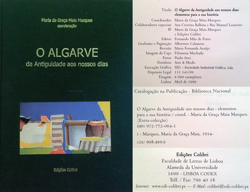 O Algarve da Antiguidade aos nossos dias - ISBN 972-772-064-1